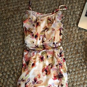 Lauren Conrad floral dress with belt!